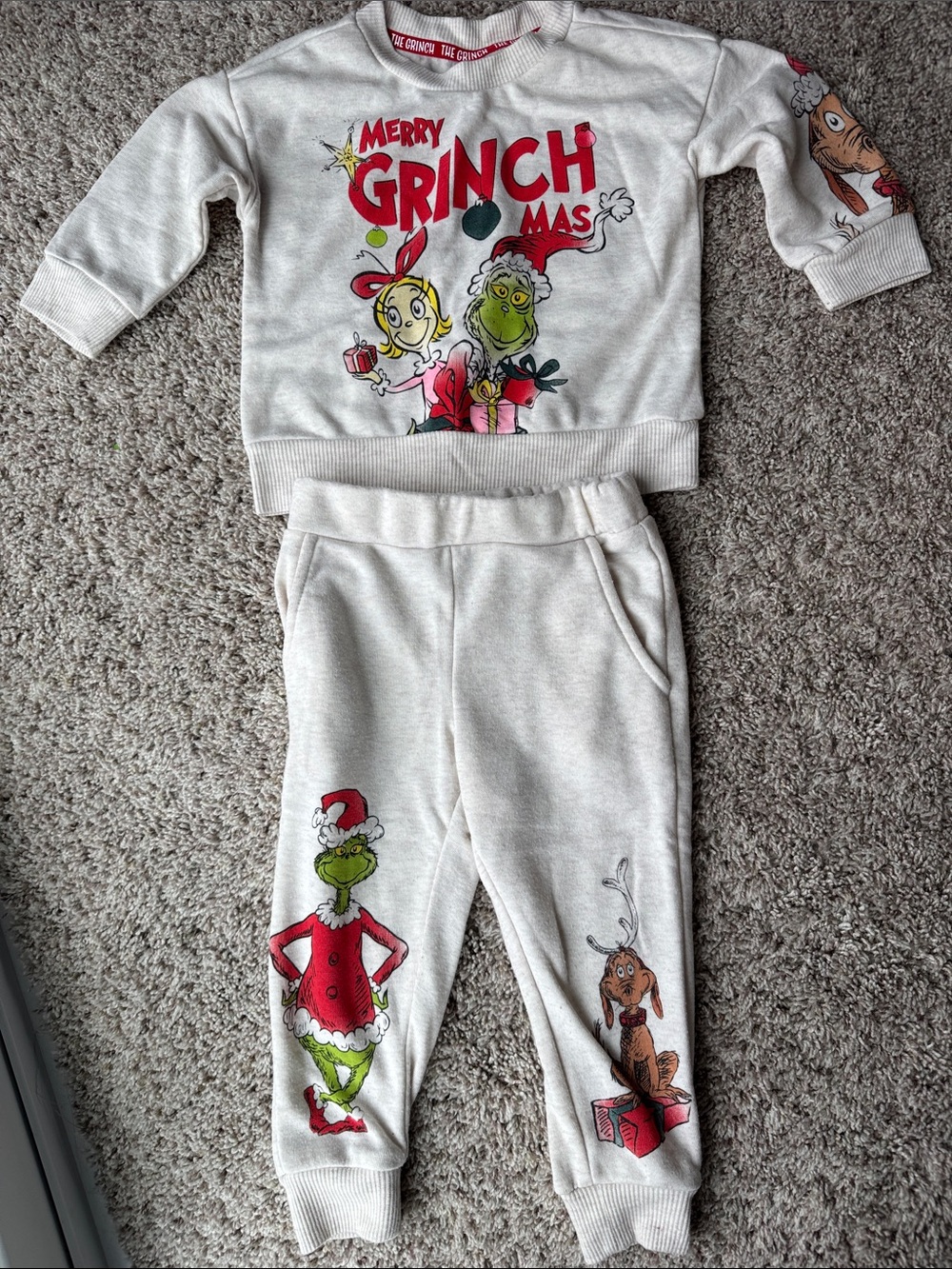 The Grinch Christmas matching set